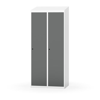 Novis garderobeskab skrå topplade 1:2 B80 cm