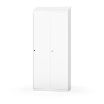 Novis garderobeskab skrå topplade 1:2 B80 cm