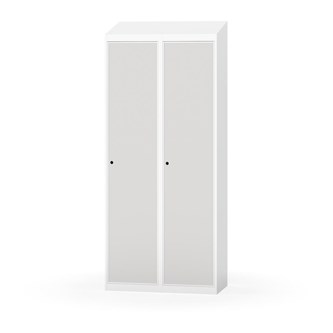 Novis garderobeskab skrå topplade 1:2 B80 cm