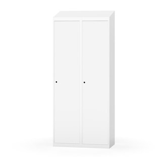 Novis garderobeskab skrå topplade 1:2 B80 cm
