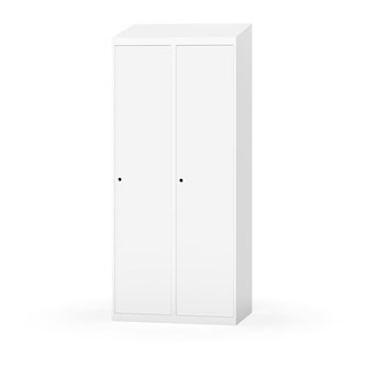 Novis garderobeskab skrå topplade 1:2 B80 cm