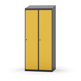 Novis garderobeskab skrå topplade 1:2 B80 cm