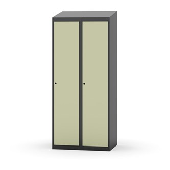 Novis garderobeskab skrå topplade 1:2 B80 cm