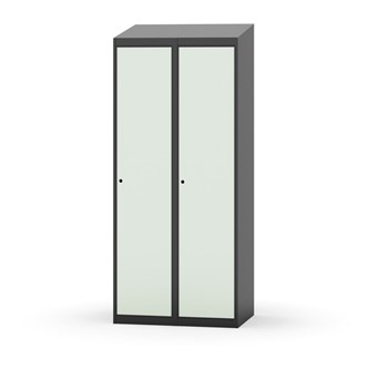 Novis garderobeskab skrå topplade 1:2 B80 cm