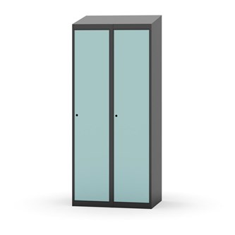 Novis garderobeskab skrå topplade 1:2 B80 cm
