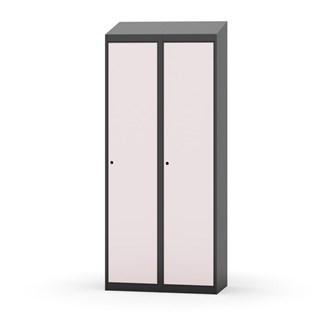 Novis garderobeskab skrå topplade 1:2 B80 cm