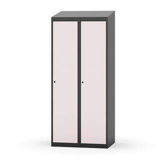 Novis garderobeskab skrå topplade 1:2 B80 cm