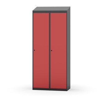 Novis garderobeskab skrå topplade 1:2 B80 cm