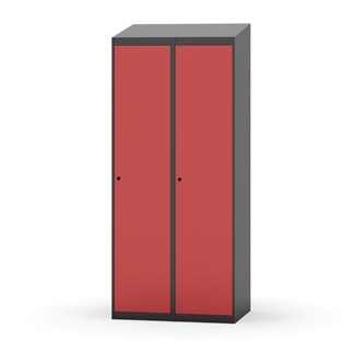 Novis garderobeskab skrå topplade 1:2 B80 cm