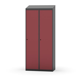 Novis garderobeskab skrå topplade 1:2 B80 cm