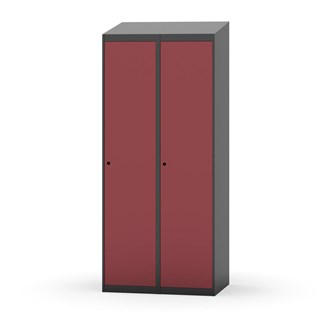 Novis garderobeskab skrå topplade 1:2 B80 cm