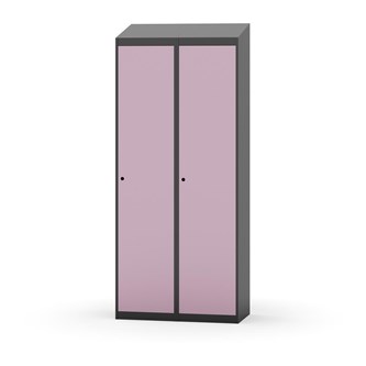 Novis garderobeskab skrå topplade 1:2 B80 cm