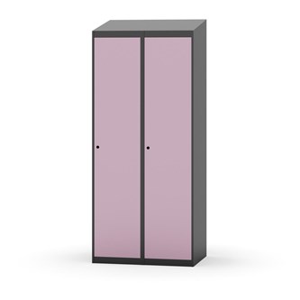 Novis garderobeskab skrå topplade 1:2 B80 cm