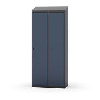 Novis garderobeskab skrå topplade 1:2 B80 cm