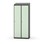 Novis garderobeskab skrå topplade 1:2 B80 cm