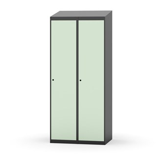 Novis garderobeskab skrå topplade 1:2 B80 cm