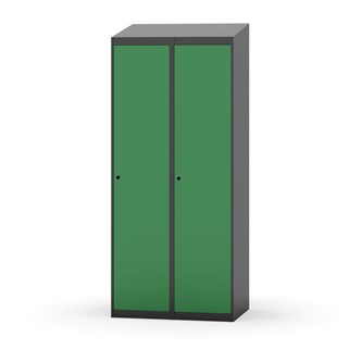 Novis garderobeskab skrå topplade 1:2 B80 cm
