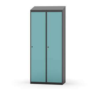 Novis garderobeskab skrå topplade 1:2 B80 cm