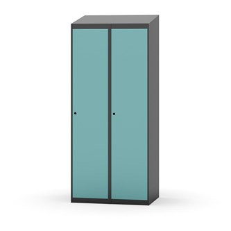 Novis garderobeskab skrå topplade 1:2 B80 cm