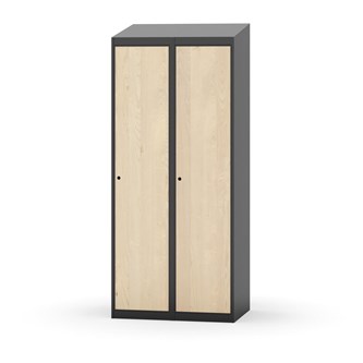 Novis garderobeskab skrå topplade 1:2 B80 cm