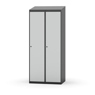 Novis garderobeskab skrå topplade 1:2 B80 cm