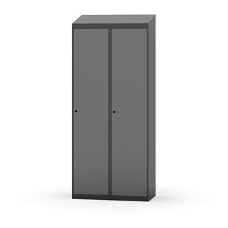 Novis garderobeskab skrå topplade 1:2 B80 cm