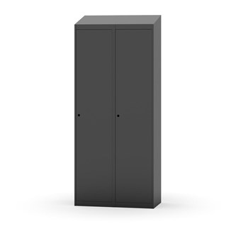 Novis garderobeskab skrå topplade 1:2 B80 cm