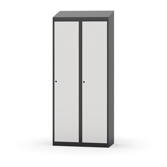 Novis garderobeskab skrå topplade 1:2 B80 cm