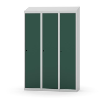 Novis garderobeskab skrå topplade 1:3 B120 cm