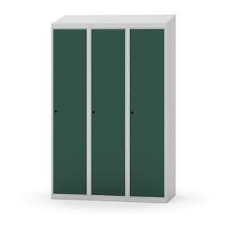 Novis garderobeskab skrå topplade 1:3 B120 cm