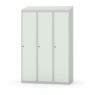 Novis garderobeskab skrå topplade 1:3 B120 cm