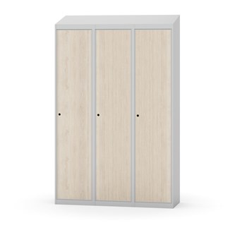 Novis garderobeskab skrå topplade 1:3 B120 cm