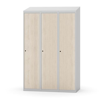 Novis garderobeskab skrå topplade 1:3 B120 cm