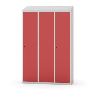 Novis garderobeskab skrå topplade 1:3 B120 cm