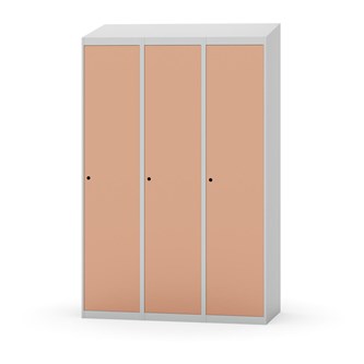 Novis garderobeskab skrå topplade 1:3 B120 cm