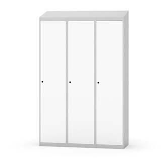 Novis garderobeskab skrå topplade 1:3 B120 cm