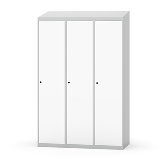 Novis garderobeskab skrå topplade 1:3 B120 cm