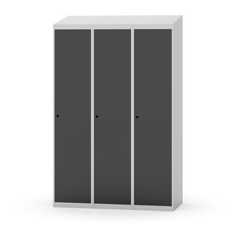 Novis garderobeskab skrå topplade 1:3 B120 cm