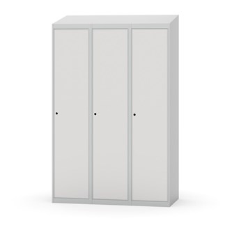 Novis garderobeskab skrå topplade 1:3 B120 cm