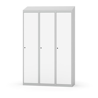 Novis garderobeskab skrå topplade 1:3 B120 cm