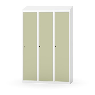 Novis garderobeskab skrå topplade 1:3 B120 cm