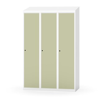 Novis garderobeskab skrå topplade 1:3 B120 cm