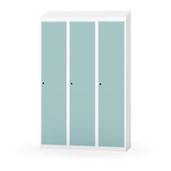 Novis garderobeskab skrå topplade 1:3 B120 cm