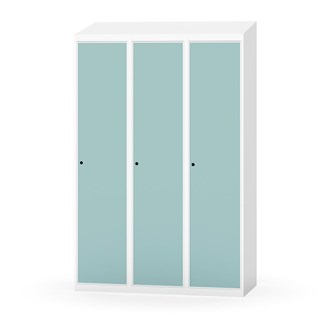 Novis garderobeskab skrå topplade 1:3 B120 cm