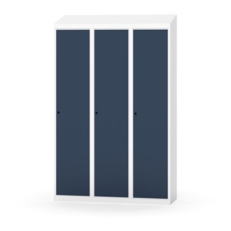 Novis garderobeskab skrå topplade 1:3 B120 cm
