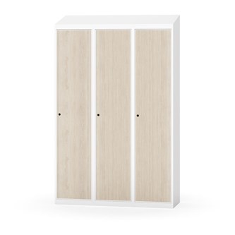 Novis garderobeskab skrå topplade 1:3 B120 cm