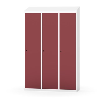 Novis garderobeskab skrå topplade 1:3 B120 cm