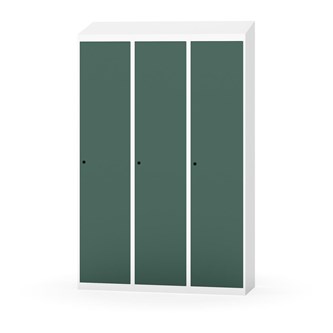 Novis garderobeskab skrå topplade 1:3 B120 cm