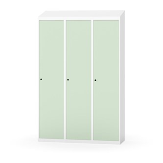 Novis garderobeskab skrå topplade 1:3 B120 cm