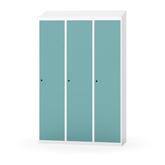 Novis garderobeskab skrå topplade 1:3 B120 cm